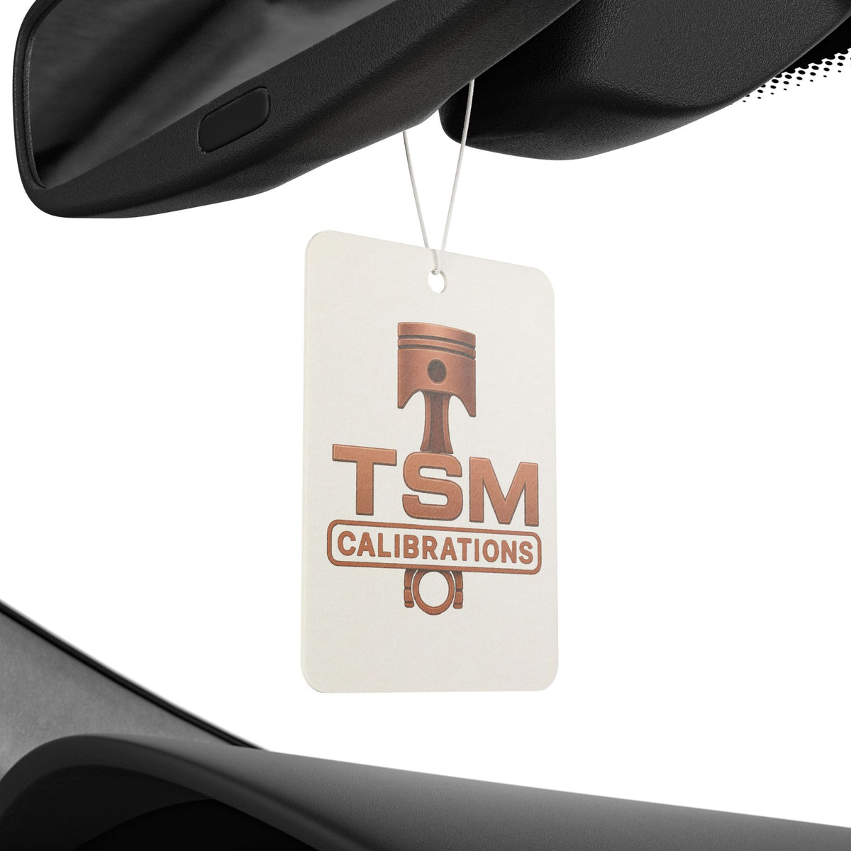TSM Calibrations Piston Logo Car Air Freshener