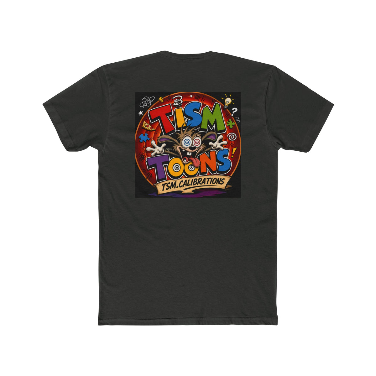 Tism Toons Calibrations T-Shirt — Retro 'TSM Toons' Graphic Tee