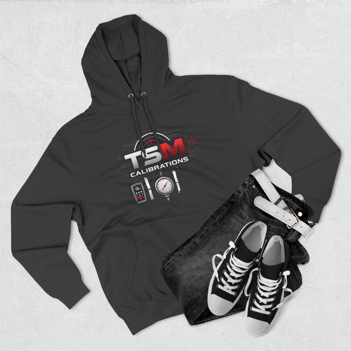 TSM Calibrated Tism Hoodie — Three-Panel Fleece
