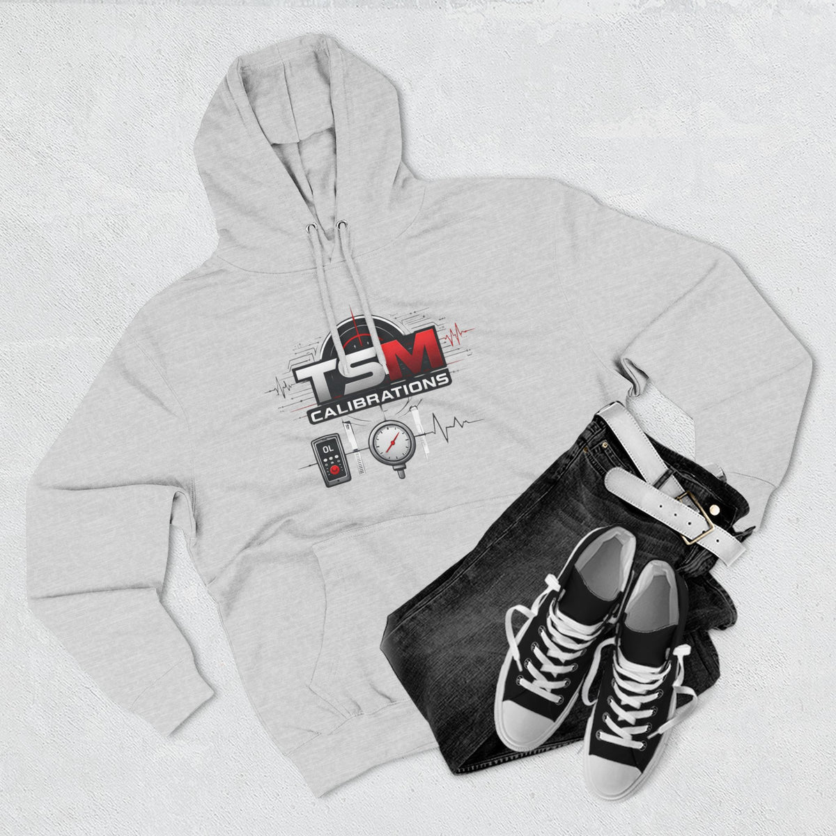 TSM Calibrated Tism Hoodie — Three-Panel Fleece