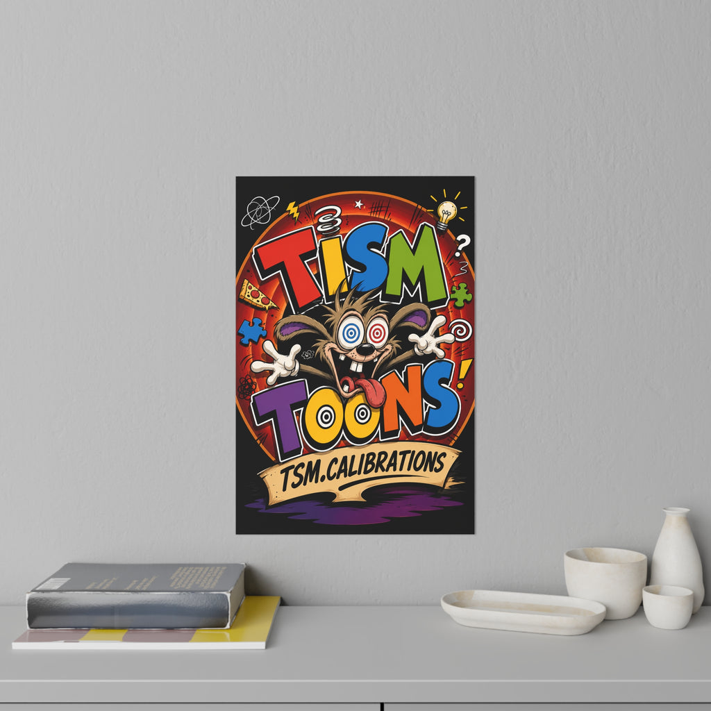 Tism' Toons Wall Decal — Colorful TSM.Calibrations Kids Room Poster Sticker