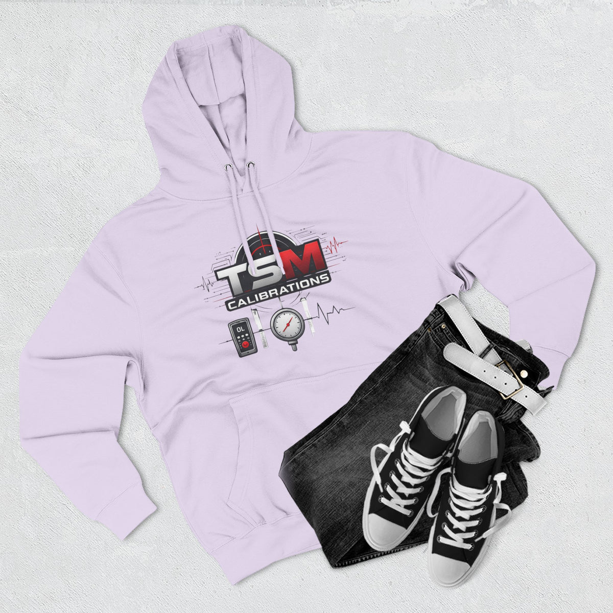 TSM Calibrated Tism Hoodie — Three-Panel Fleece