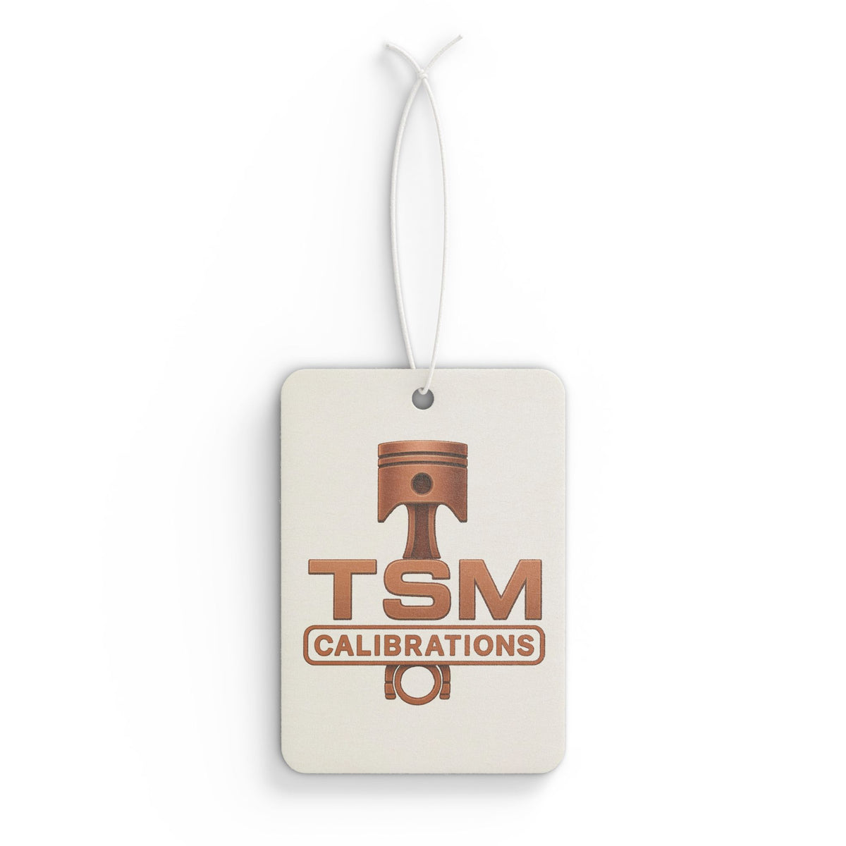 TSM Calibrations Piston Logo Car Air Freshener