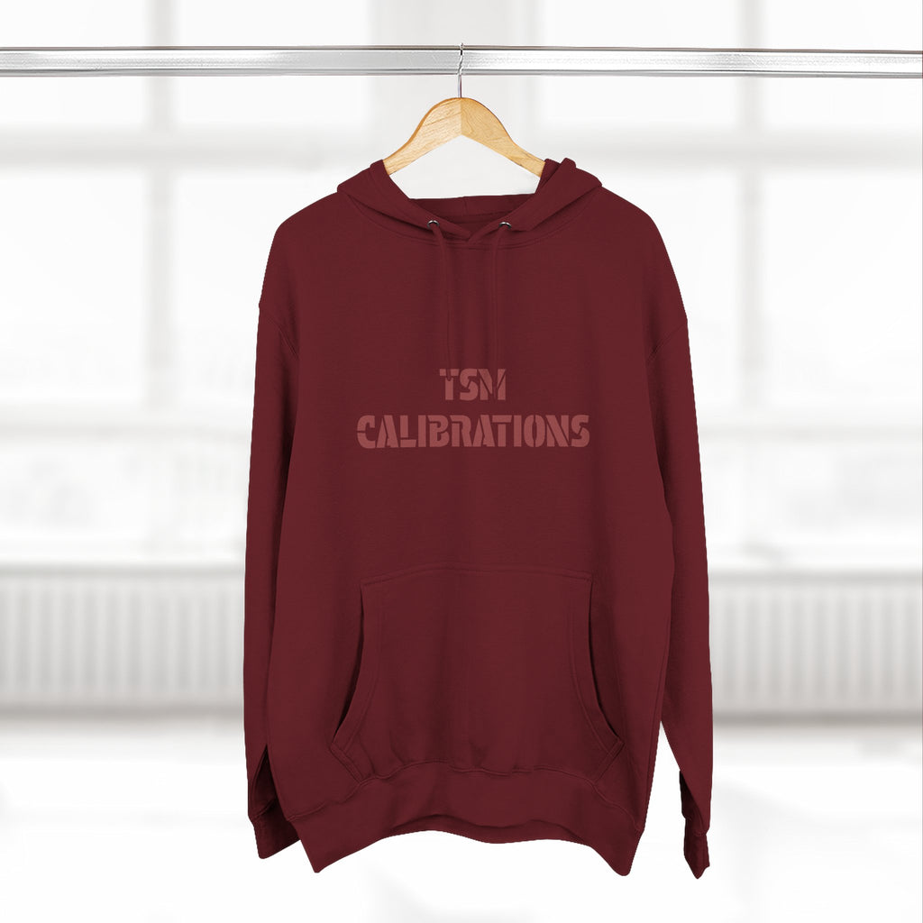TSM Calibrations Fleece Hoodie — Three-Panel Tech Pullover