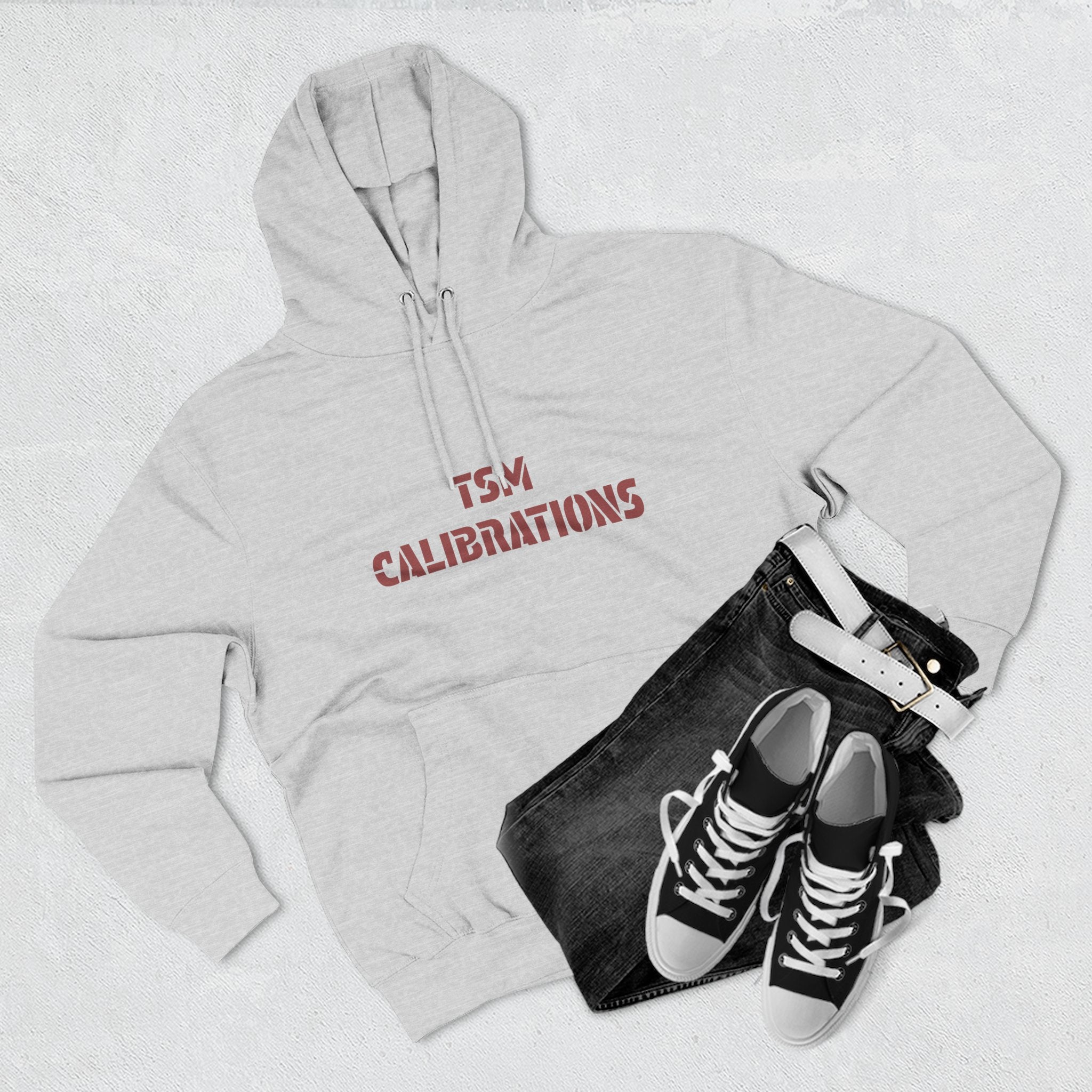 TSM Calibrations Fleece Hoodie — Three-Panel Tech Pullover
