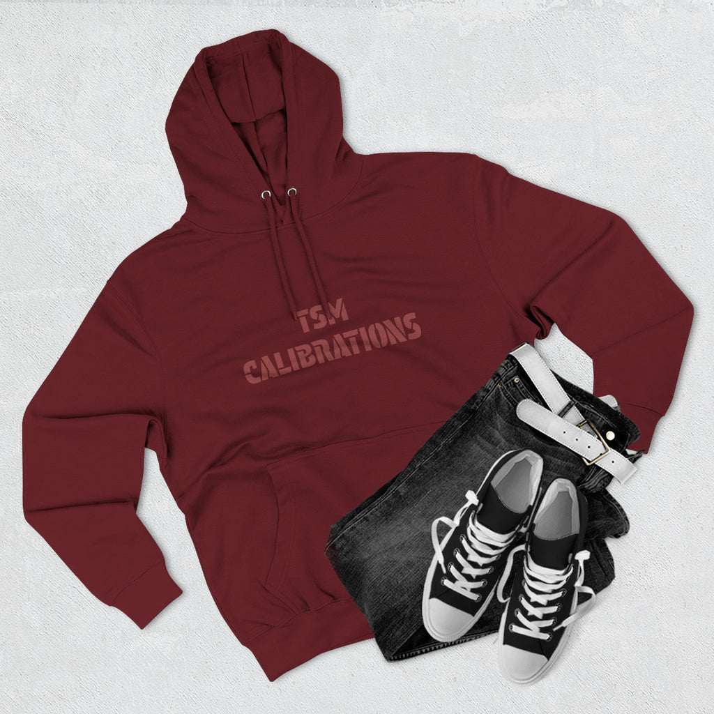 TSM Calibrations Fleece Hoodie — Three-Panel Tech Pullover