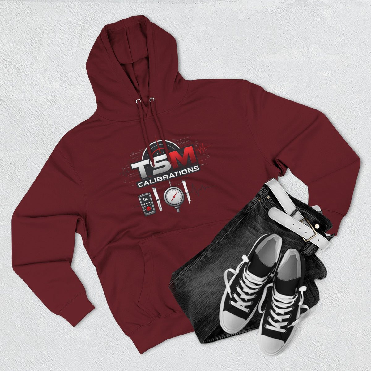 TSM Calibrated Tism Hoodie — Three-Panel Fleece