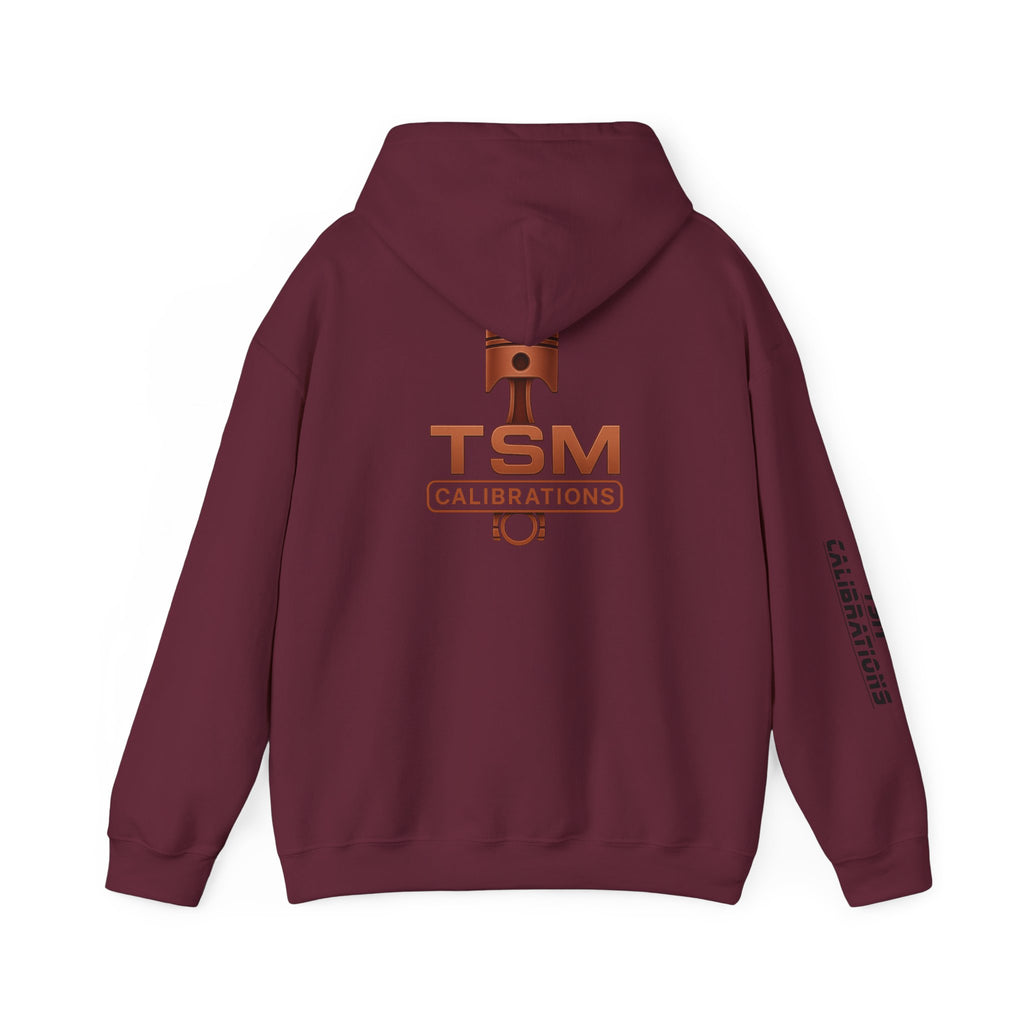 TSM Calibrations Logo Hoodie — Branded Technical Workshop Sweatshirt