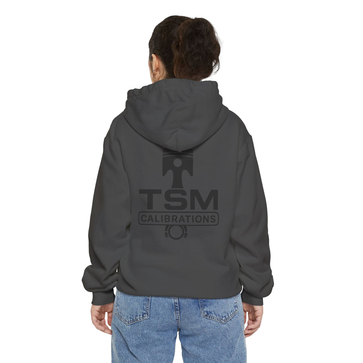 TSM Calibrations Hoodie — Engine Piston Logo Streetwear