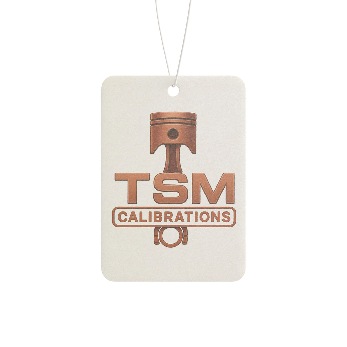 TSM Calibrations Piston Logo Car Air Freshener