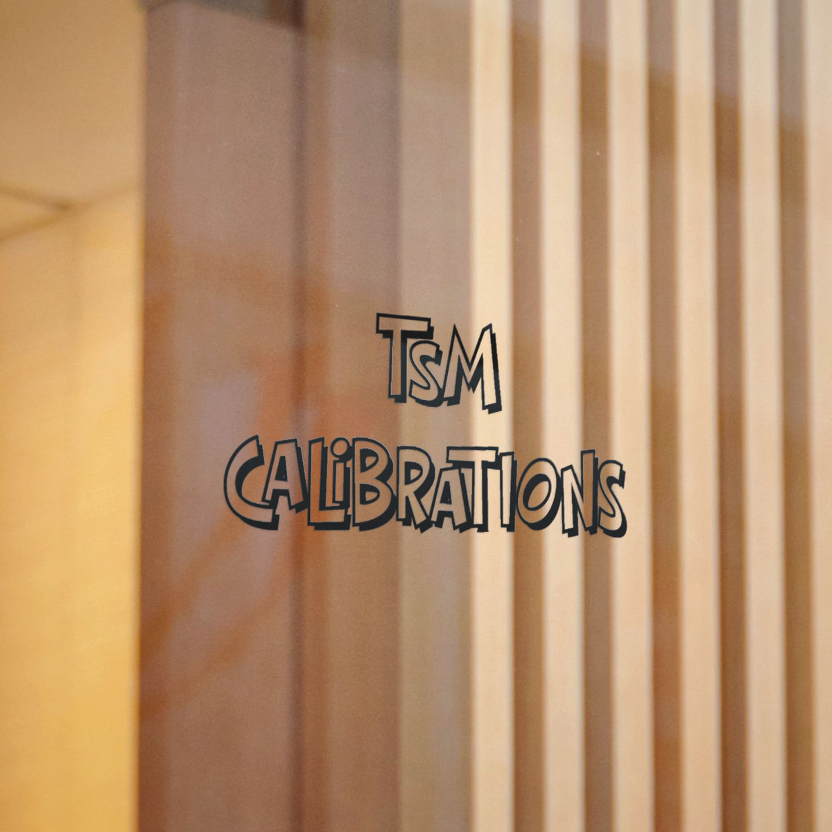 TSM Calibrations Die-Cut Sticker — Retro Bold Logo Sticker (DTF)