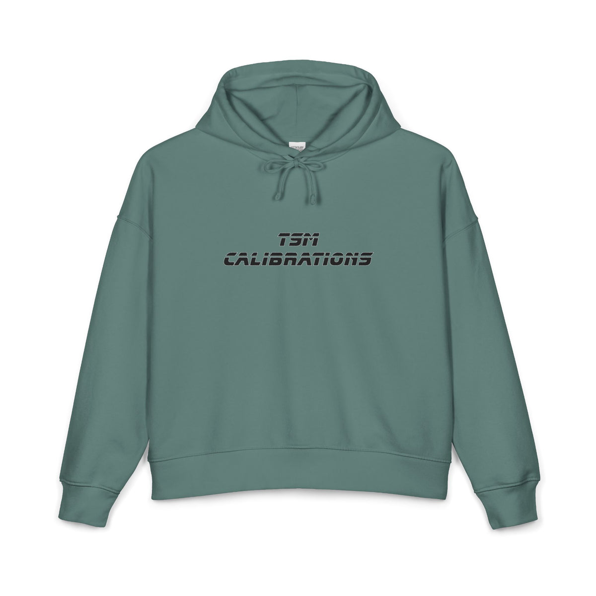 Nora Hoodie — 'TSM Calibrations' Cartoon Back Graphic Women's Organic Hoodie
