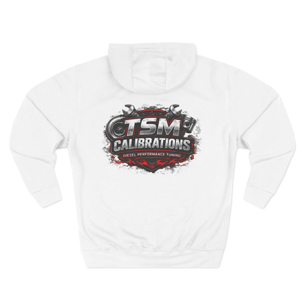 TSM Calibrations Fleece Hoodie — Three-Panel Tech Pullover