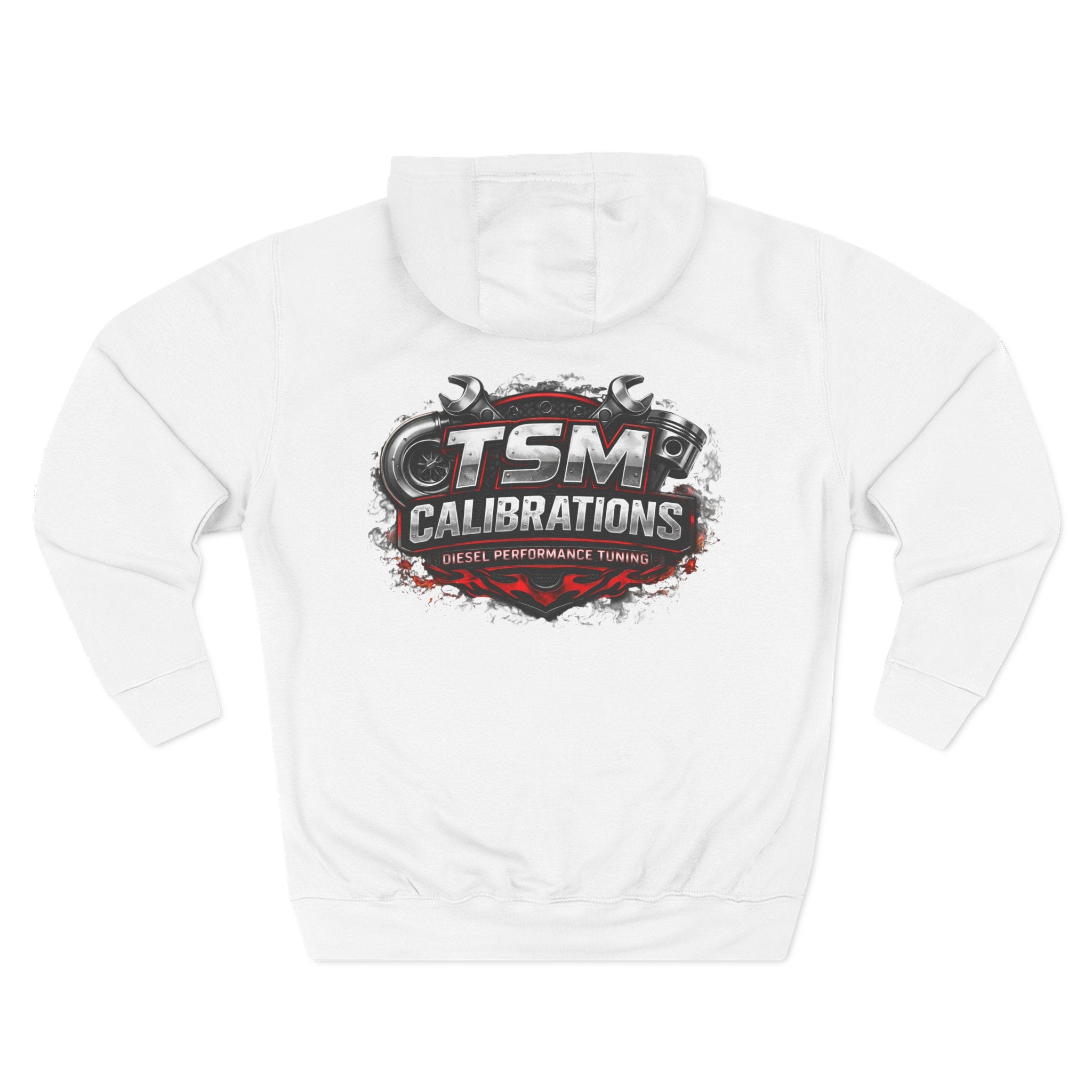 TSM Calibrations Fleece Hoodie — Three-Panel Tech Pullover