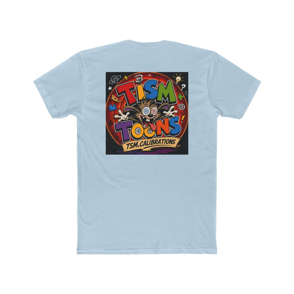 Tism Toons Calibrations T-Shirt — Retro 'TSM Toons' Graphic Tee