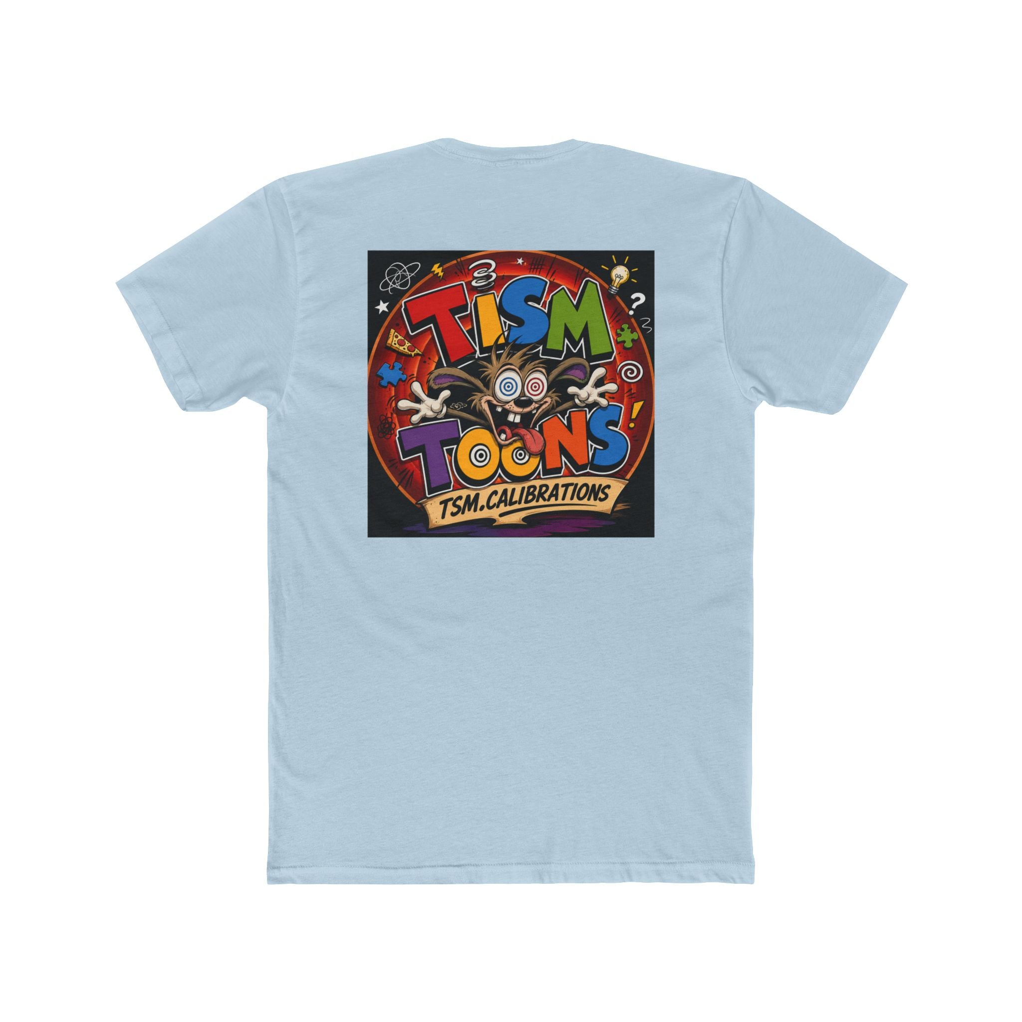 Tism Toons Calibrations T-Shirt — Retro 'TSM Toons' Graphic Tee