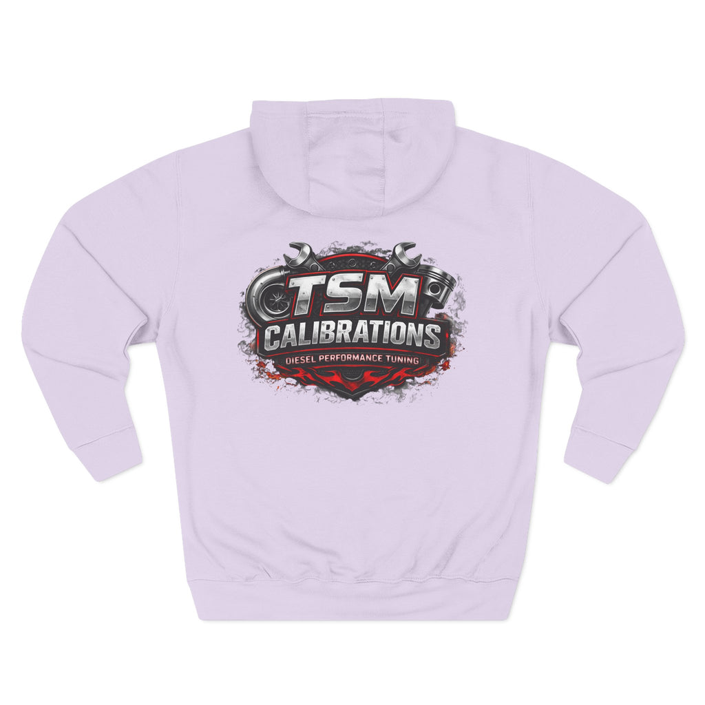 TSM Calibrations Fleece Hoodie — Three-Panel Tech Pullover