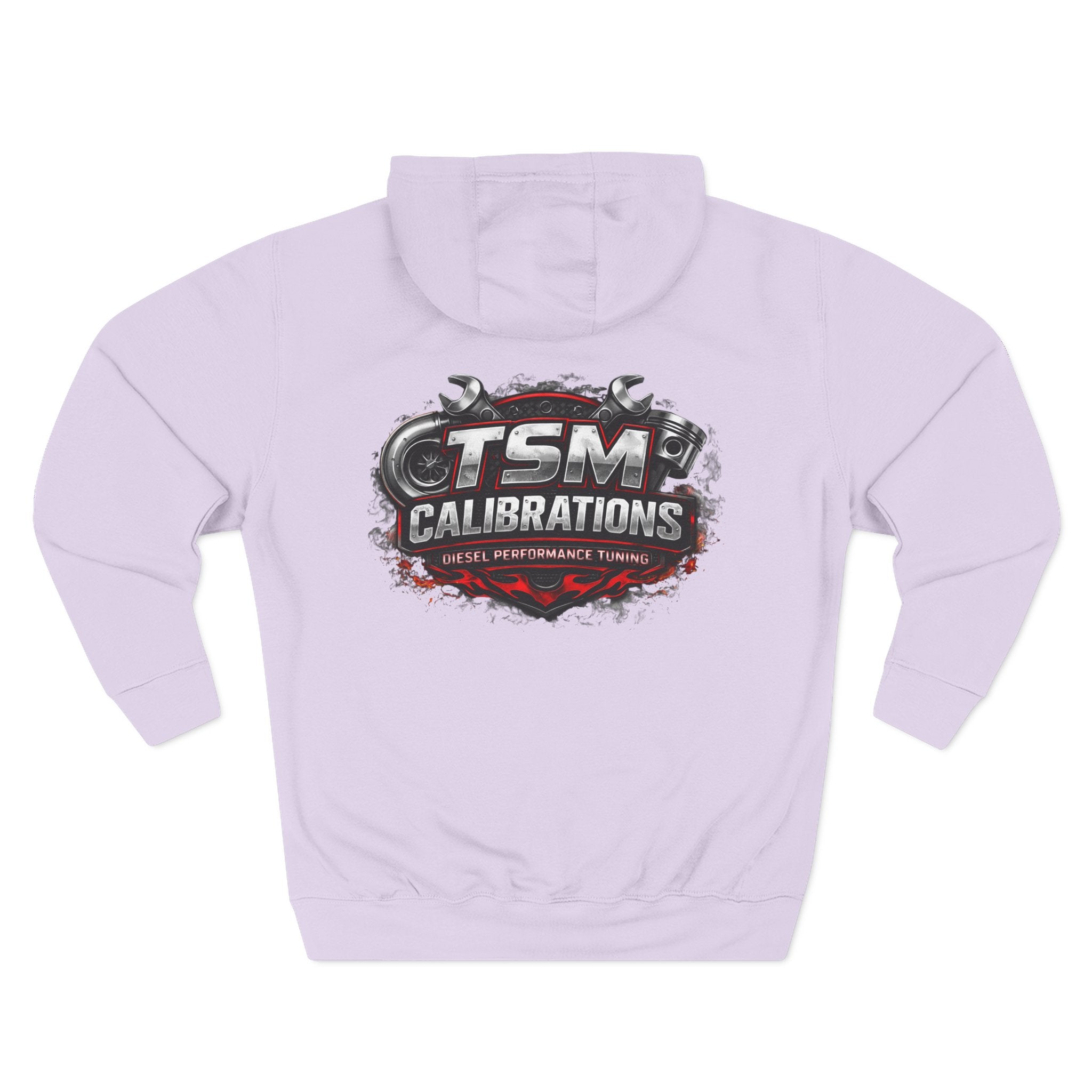 TSM Calibrations Fleece Hoodie — Three-Panel Tech Pullover