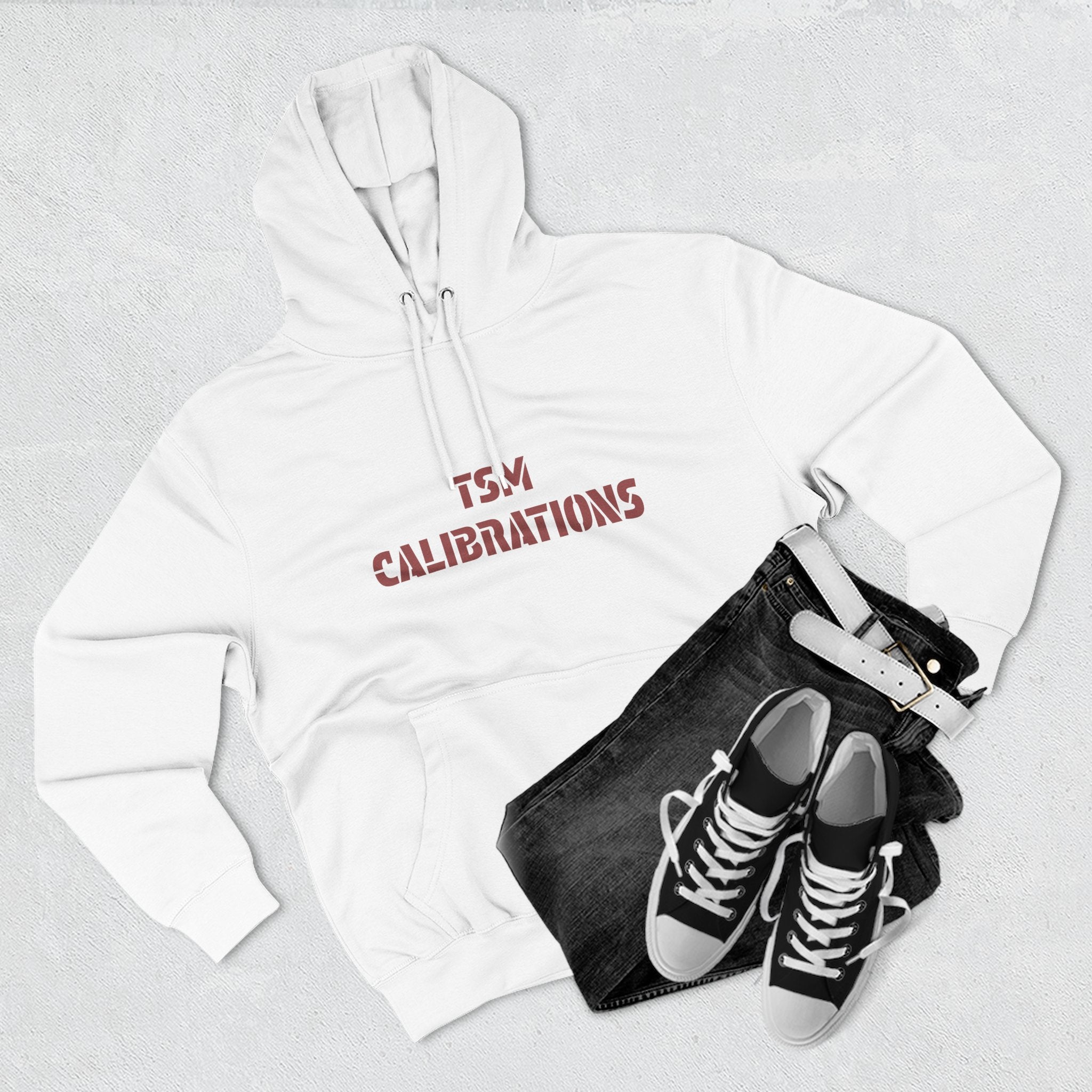 TSM Calibrations Fleece Hoodie — Three-Panel Tech Pullover