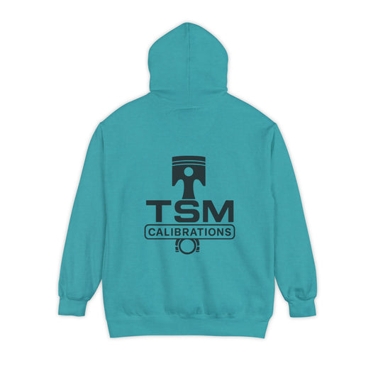 TSM Calibrations Hoodie — Engine Piston Logo Streetwear
