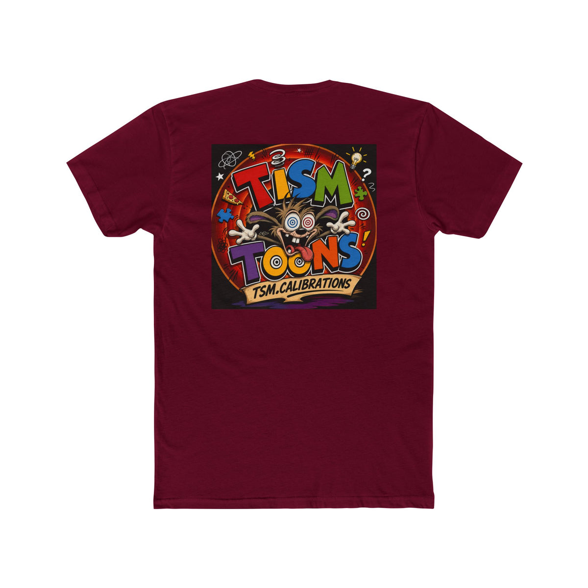 Tism Toons Calibrations T-Shirt — Retro 'TSM Toons' Graphic Tee