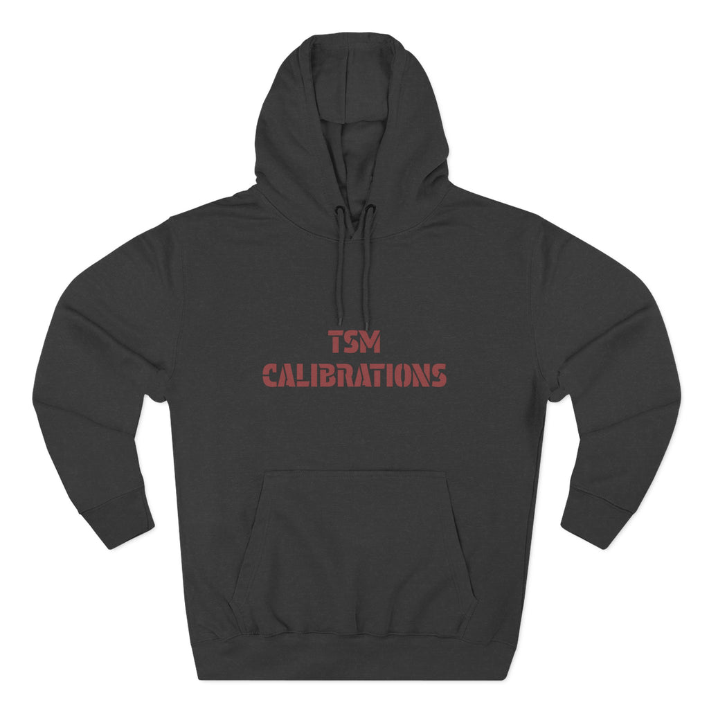 TSM Calibrations Fleece Hoodie — Three-Panel Tech Pullover