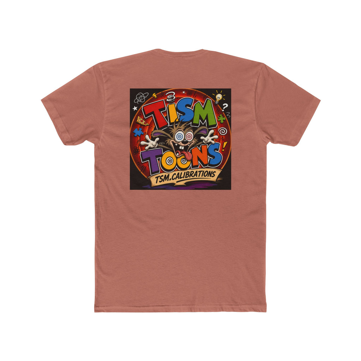 Tism Toons Calibrations T-Shirt — Retro 'TSM Toons' Graphic Tee