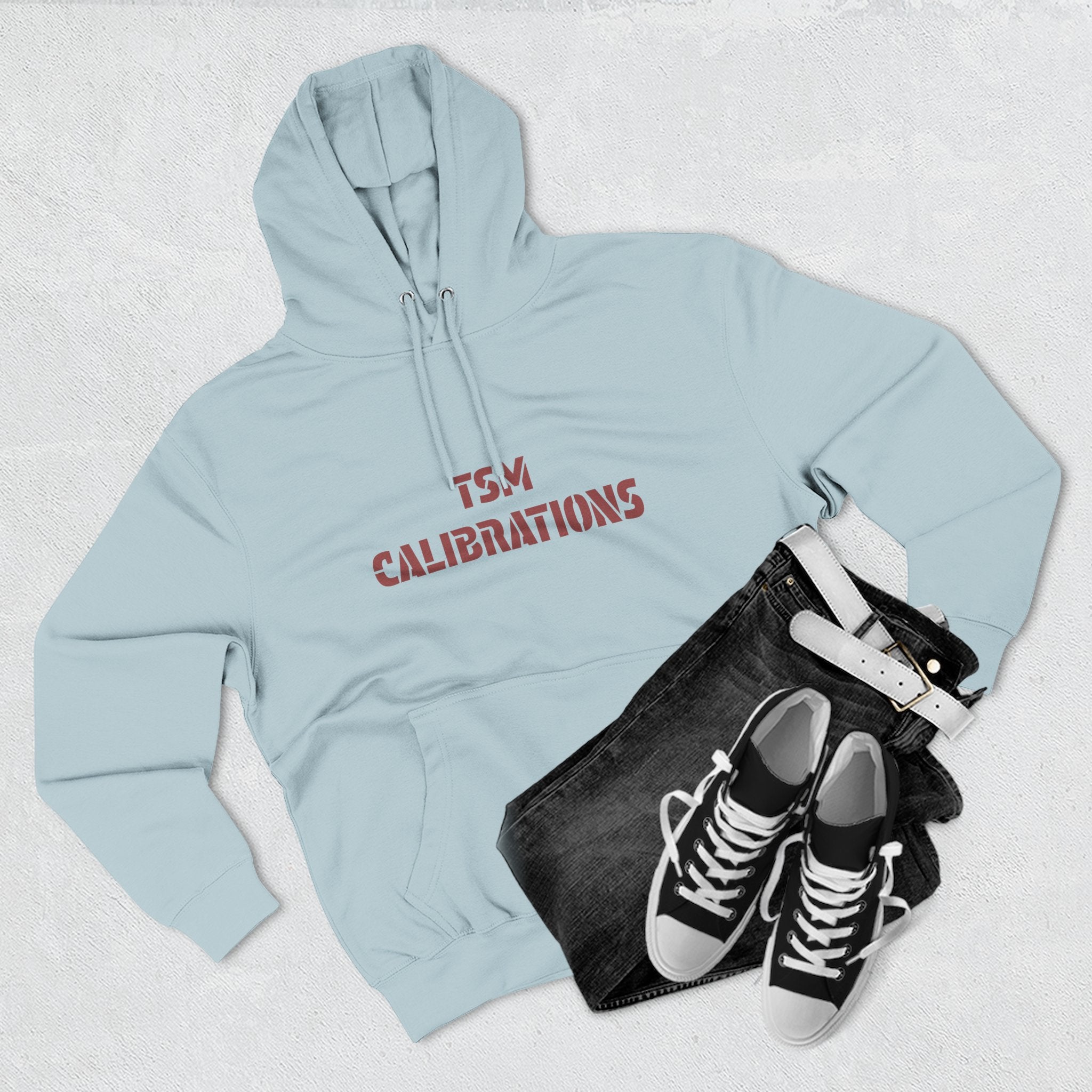 TSM Calibrations Fleece Hoodie — Three-Panel Tech Pullover