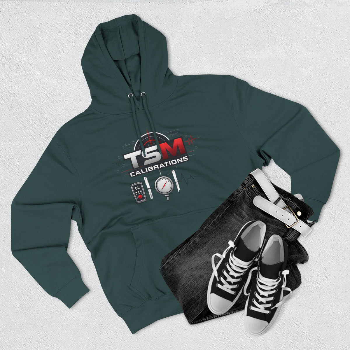 TSM Calibrated Tism Hoodie — Three-Panel Fleece