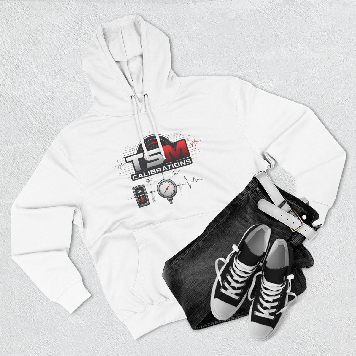 TSM Calibrated Tism Hoodie — Three-Panel Fleece