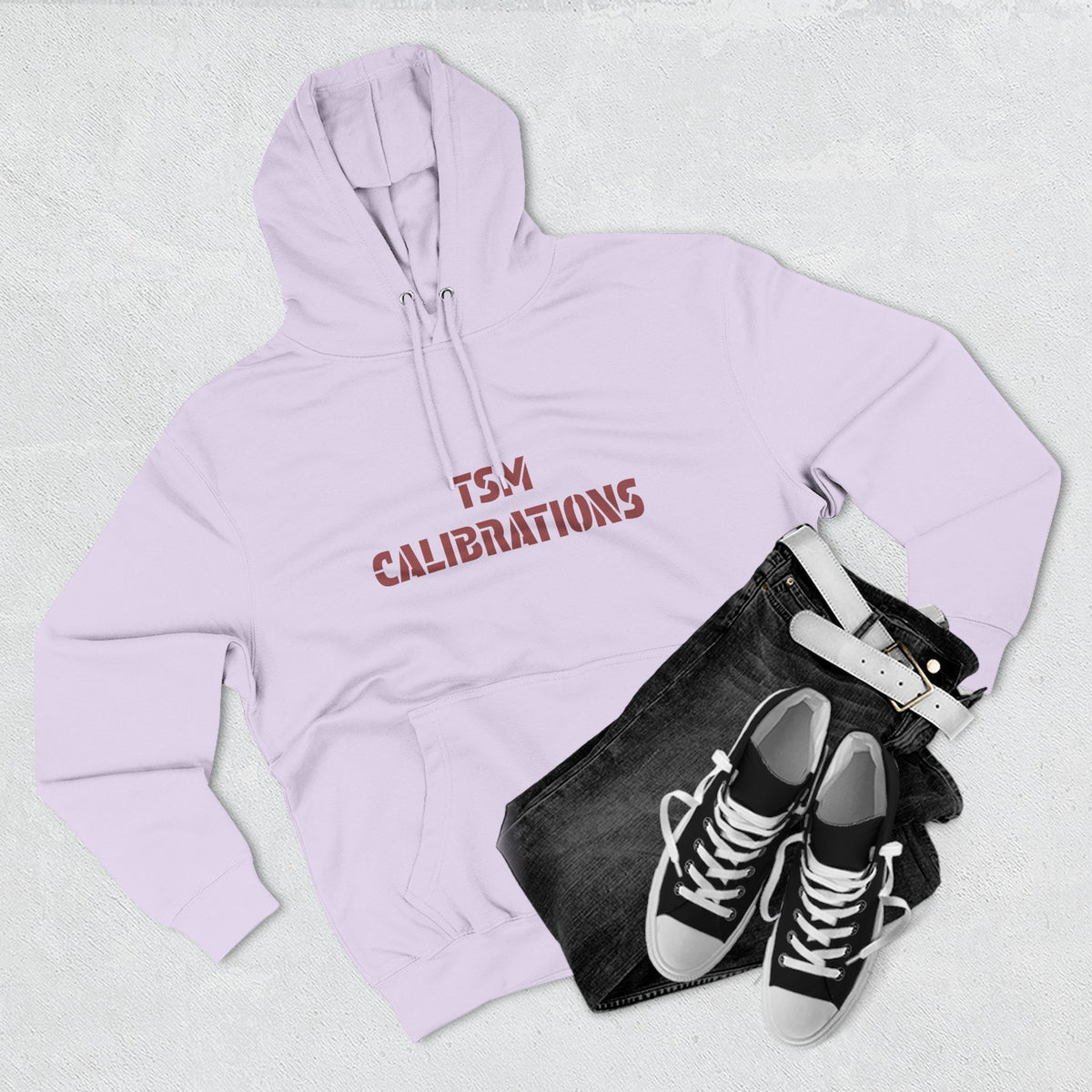TSM Calibrations Fleece Hoodie — Three-Panel Tech Pullover