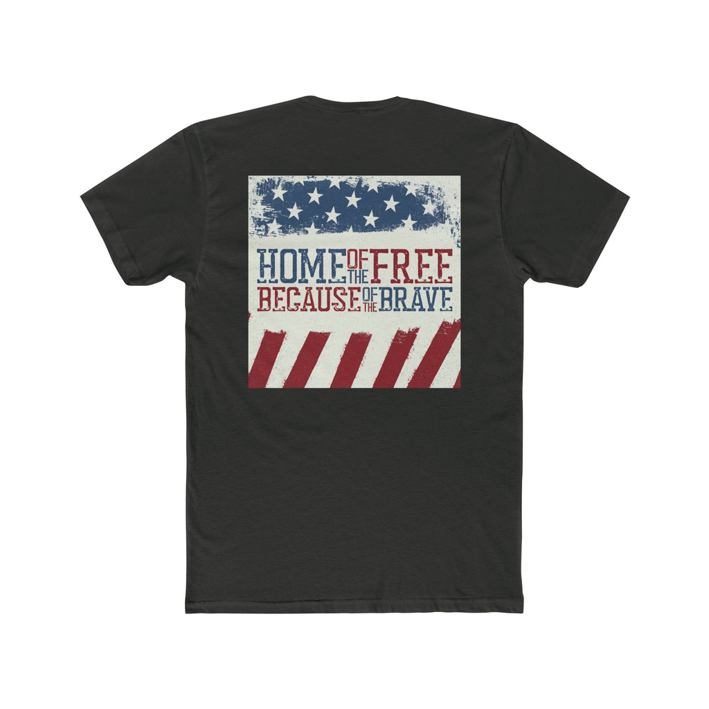 'Home of the Free, Because of the Brave' -  tee