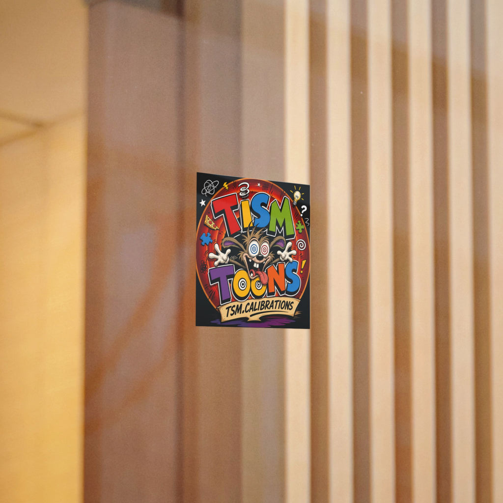 Tism Toond Die-Cut Sticker — "TISM Toons" Colorful Decal