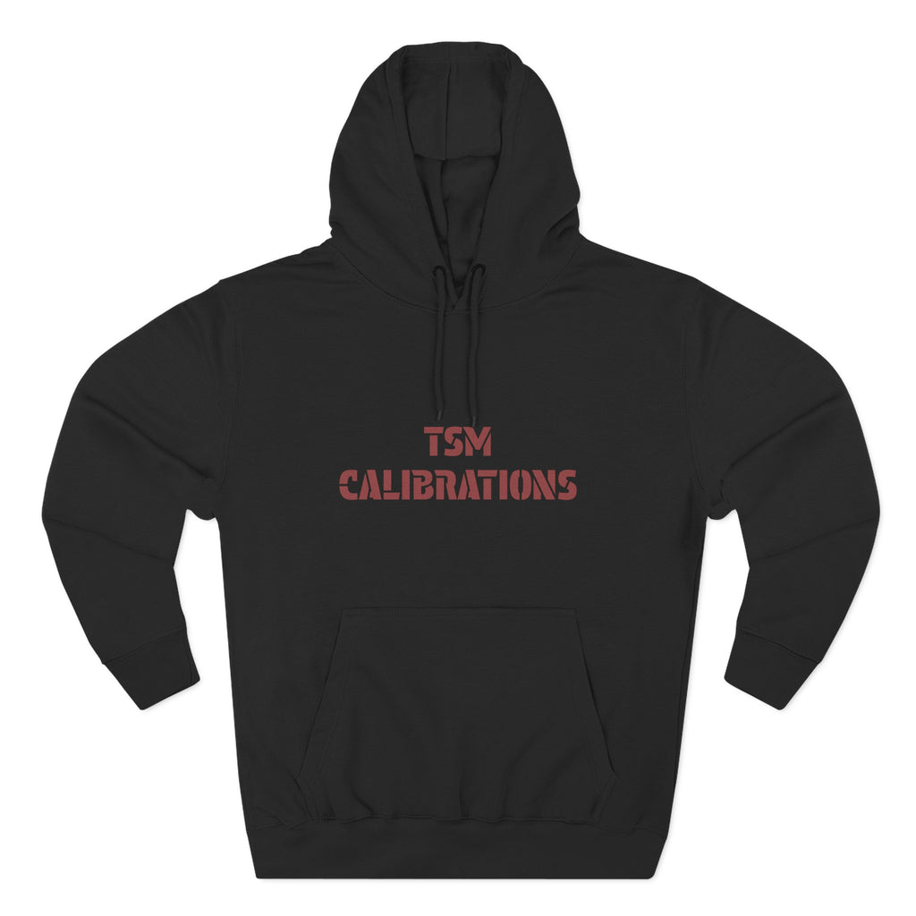 TSM Calibrations Fleece Hoodie — Three-Panel Tech Pullover