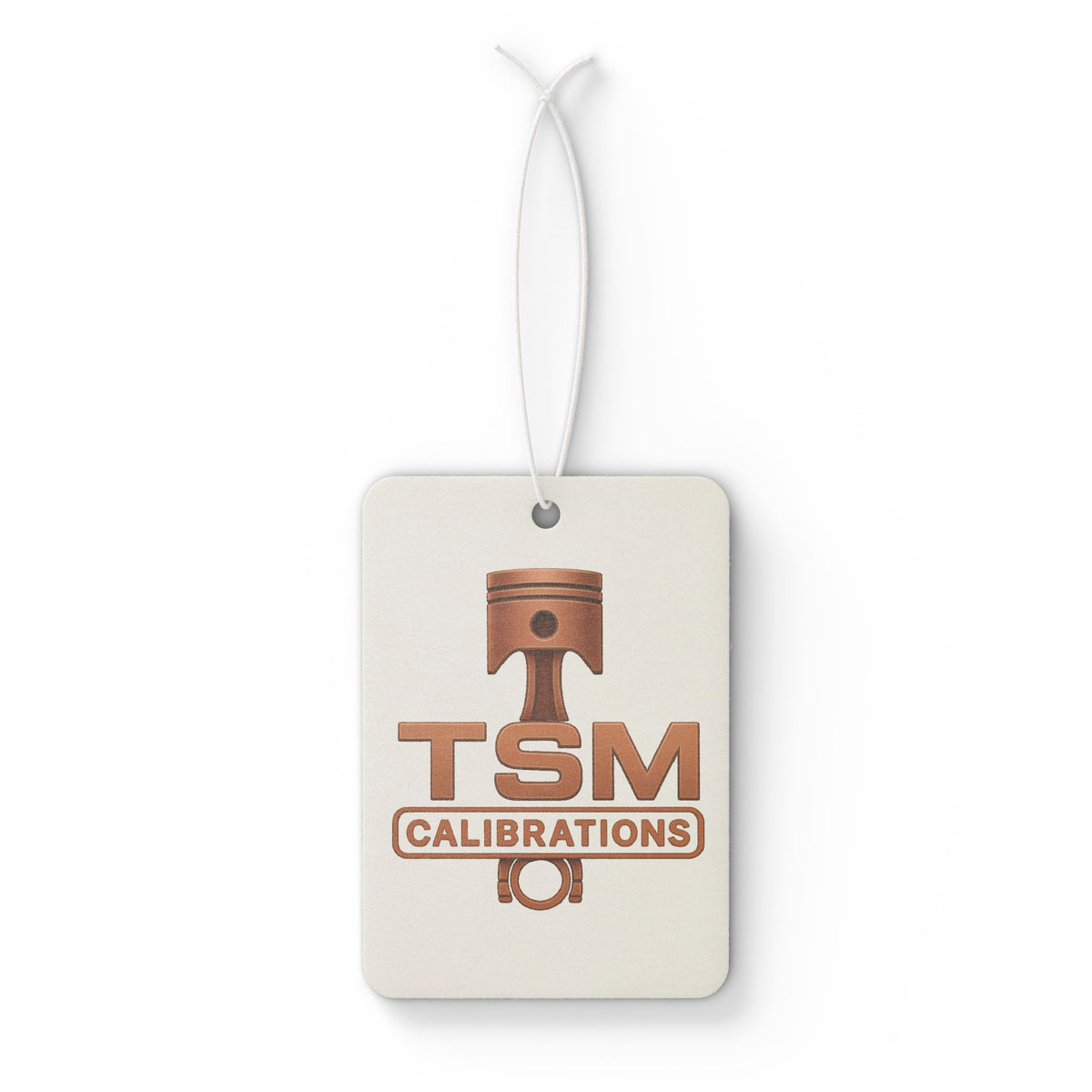 TSM Calibrations Piston Logo Car Air Freshener