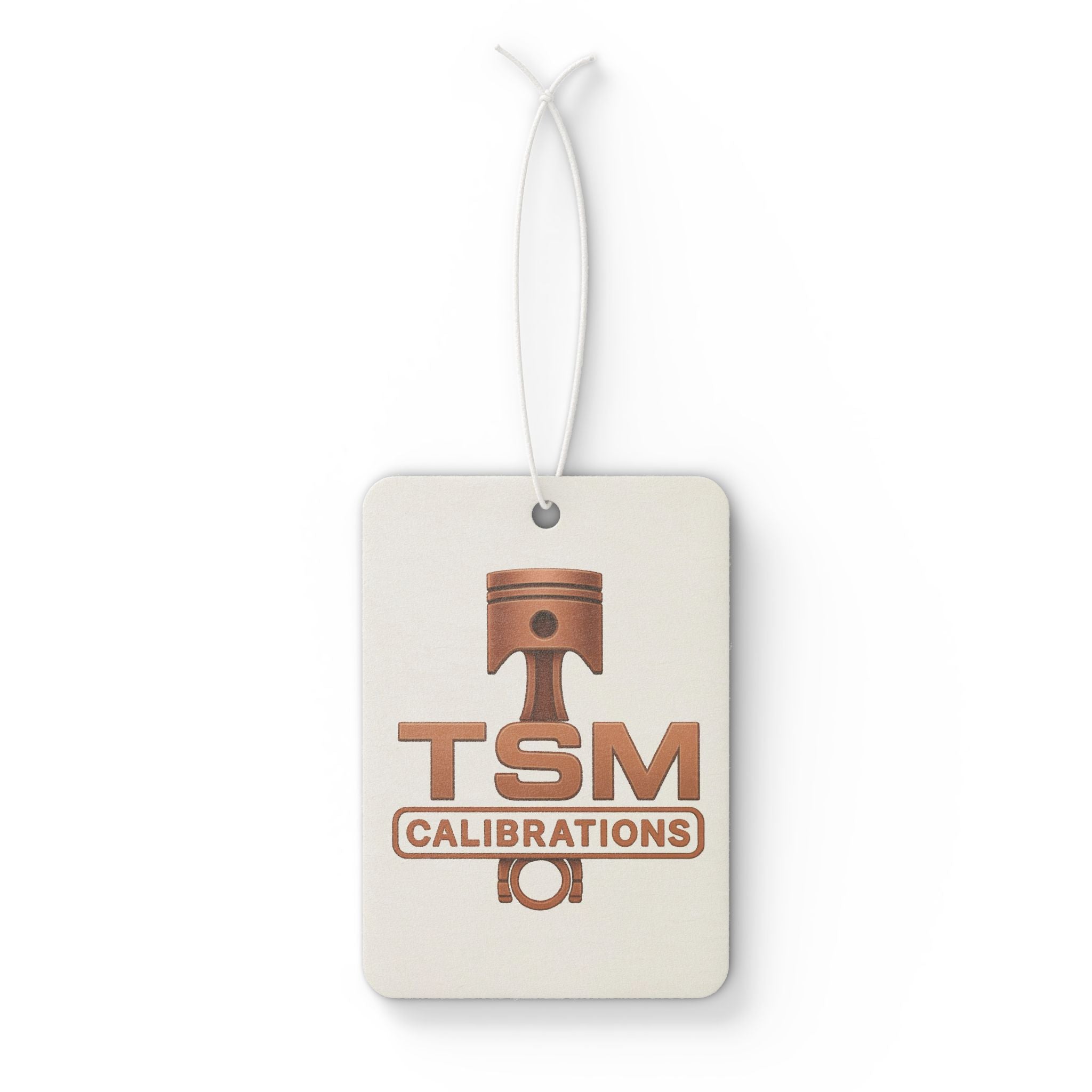 TSM Calibrations Piston Logo Car Air Freshener