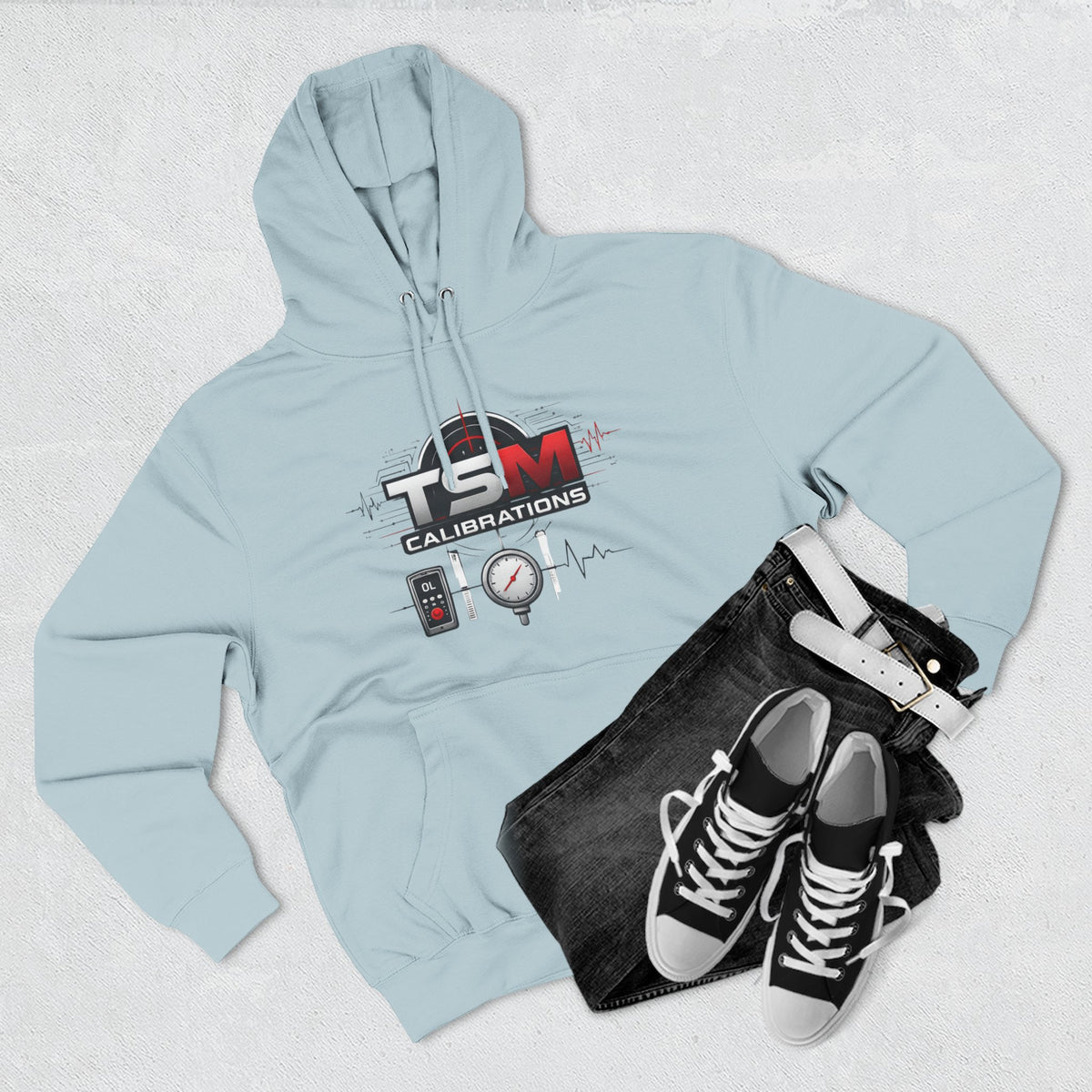 TSM Calibrated Tism Hoodie — Three-Panel Fleece