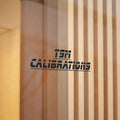 TSM Calibrations Die-Cut Sticker — Bold Industrial Logo Decal