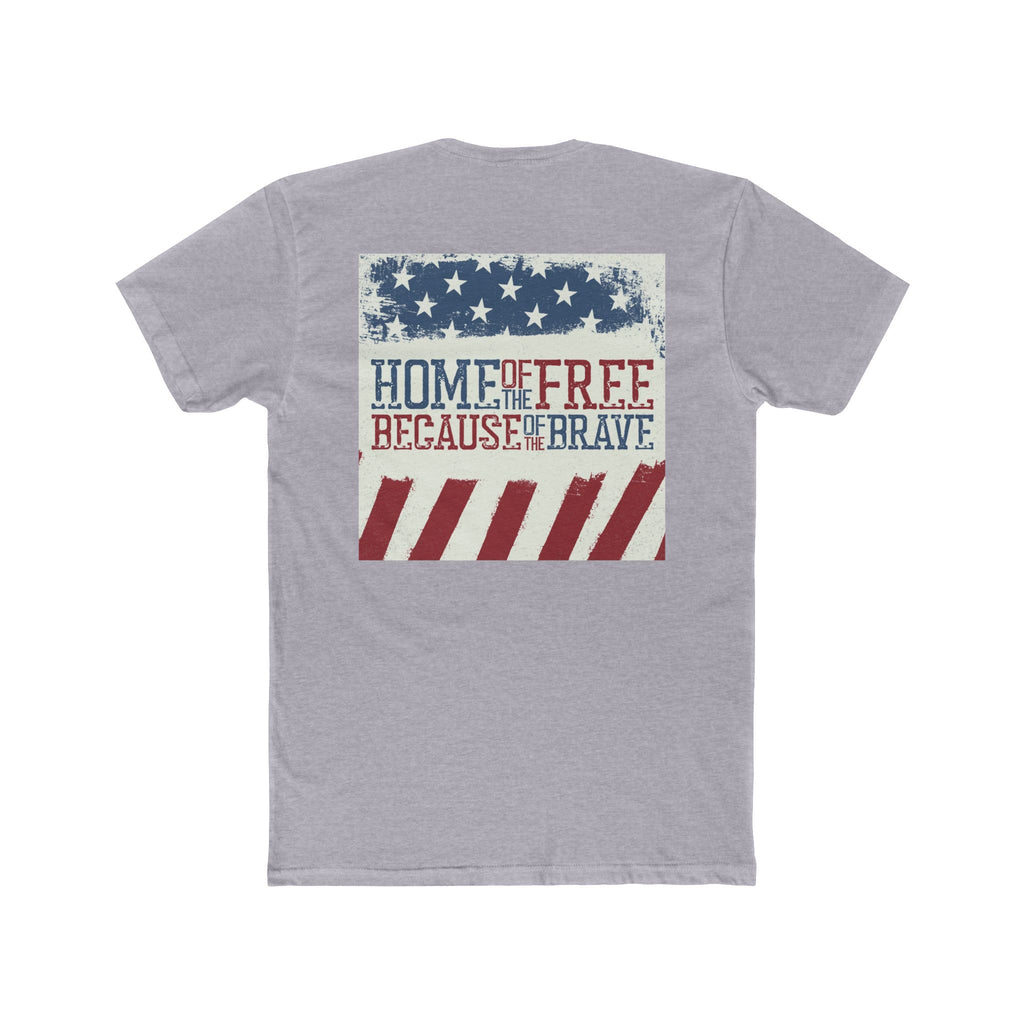'Home of the Free, Because of the Brave' -  tee