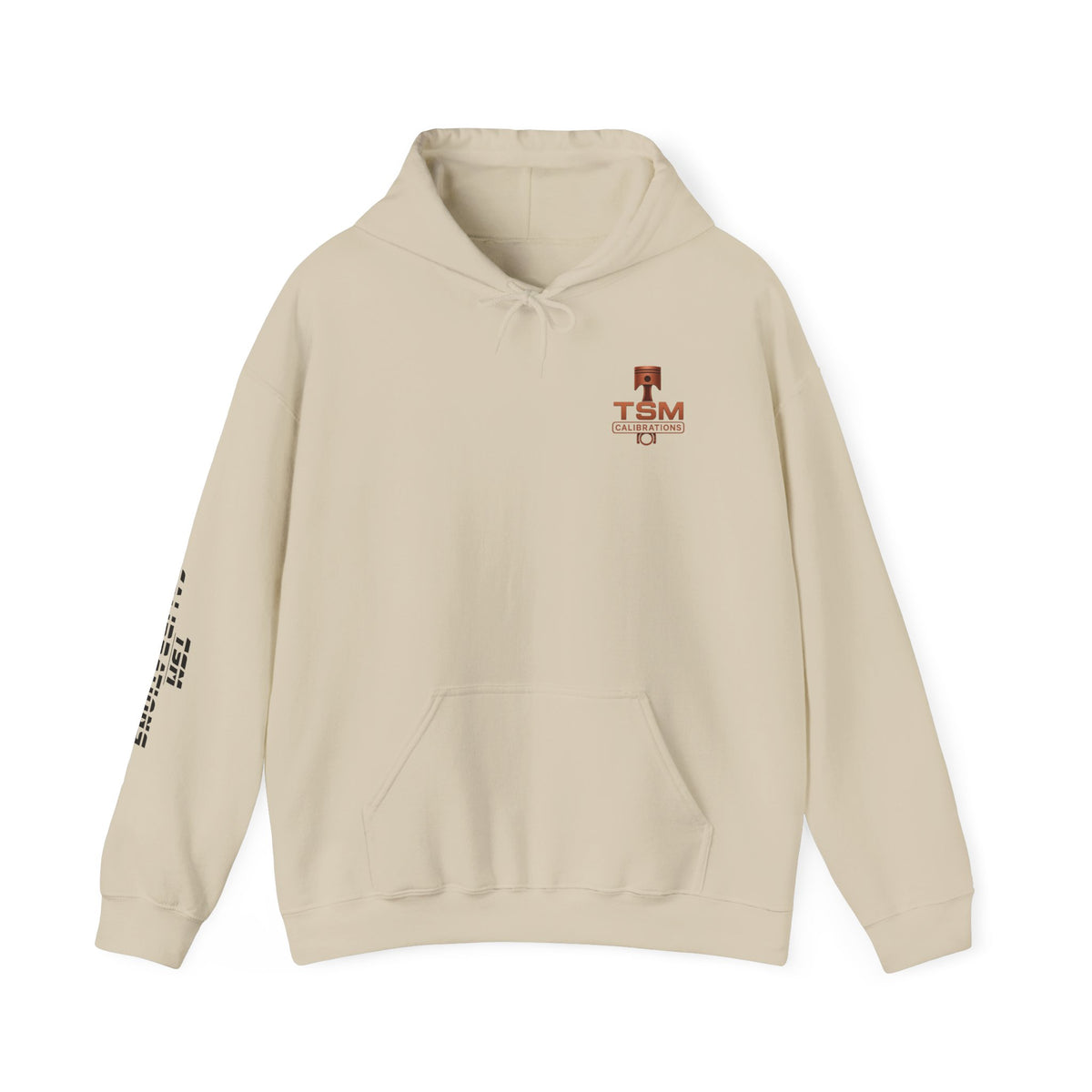 TSM Calibrations Logo Hoodie — Branded Technical Workshop Sweatshirt