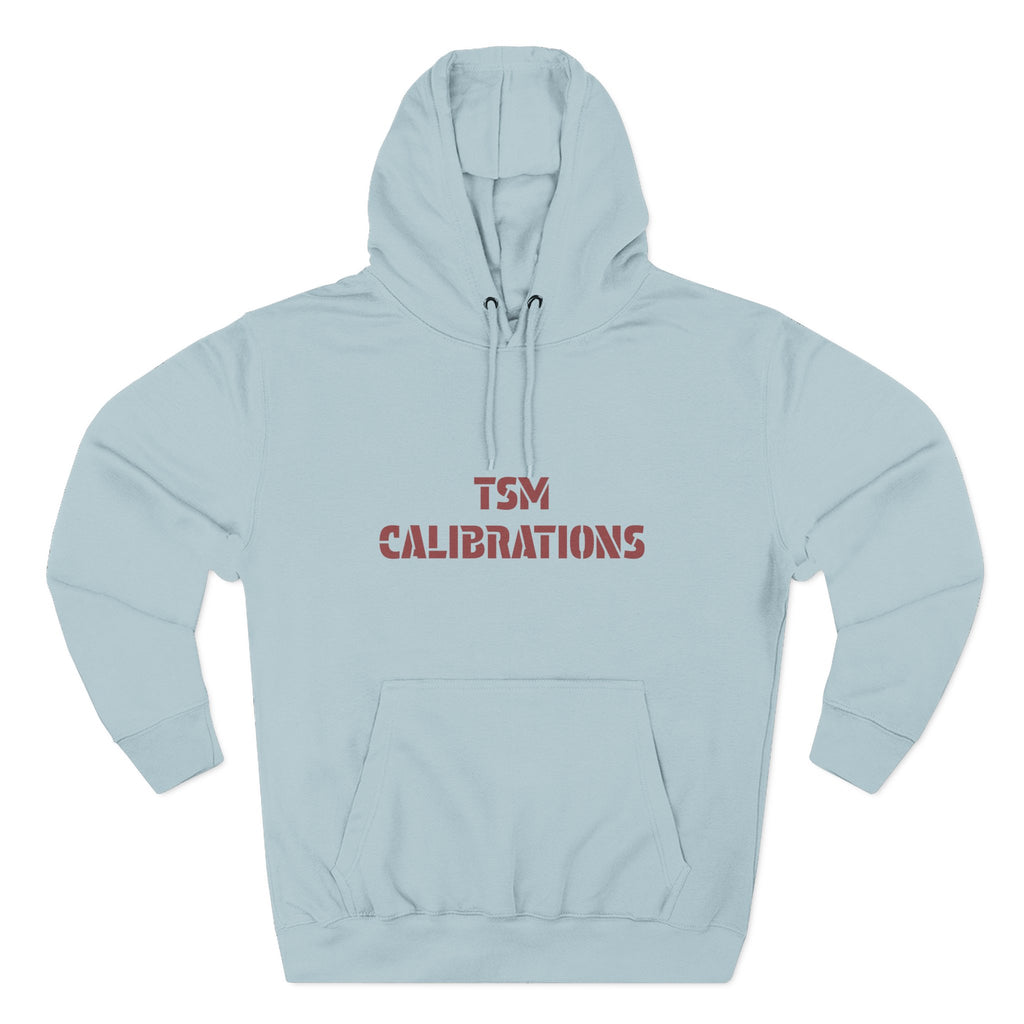 TSM Calibrations Fleece Hoodie — Three-Panel Tech Pullover