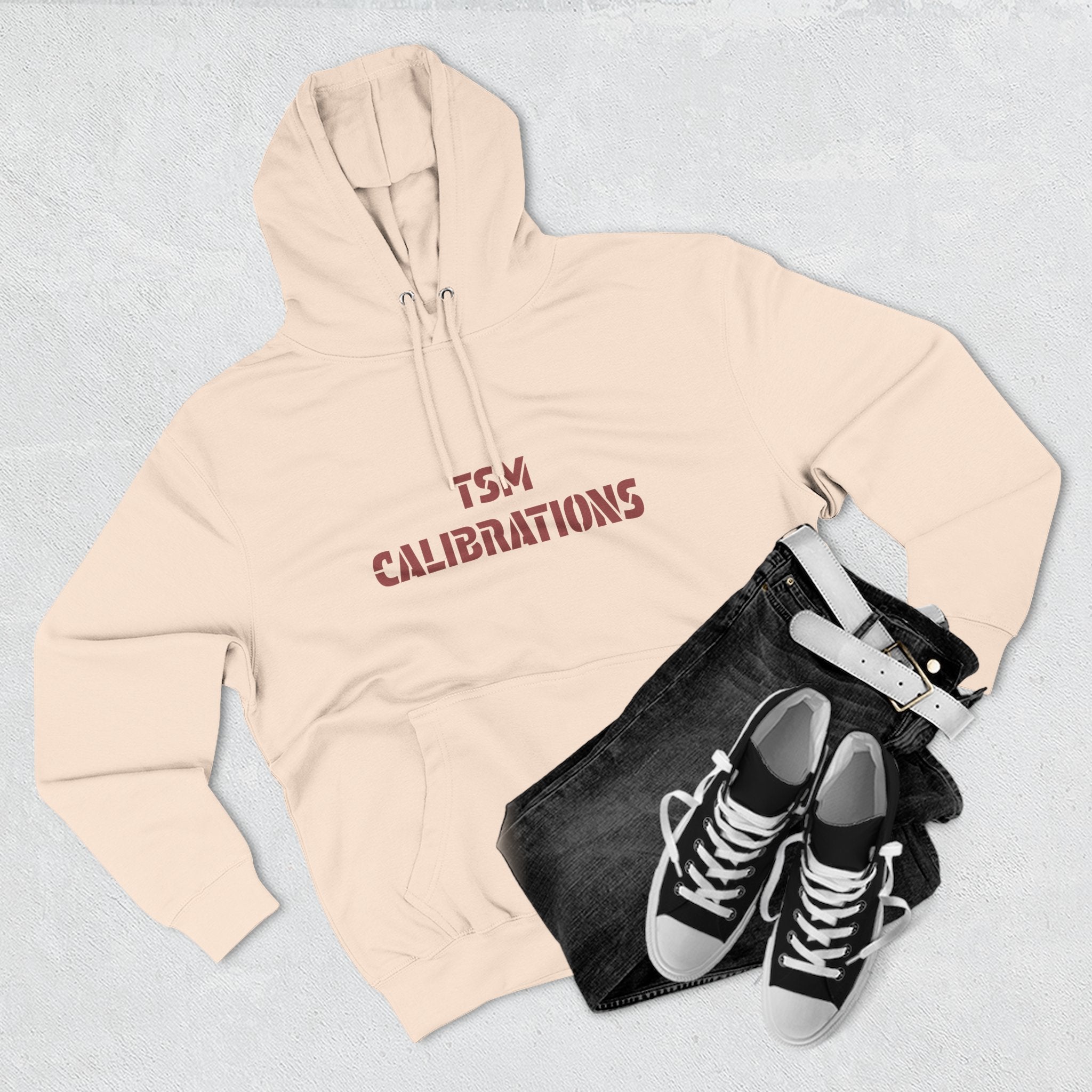 TSM Calibrations Fleece Hoodie — Three-Panel Tech Pullover