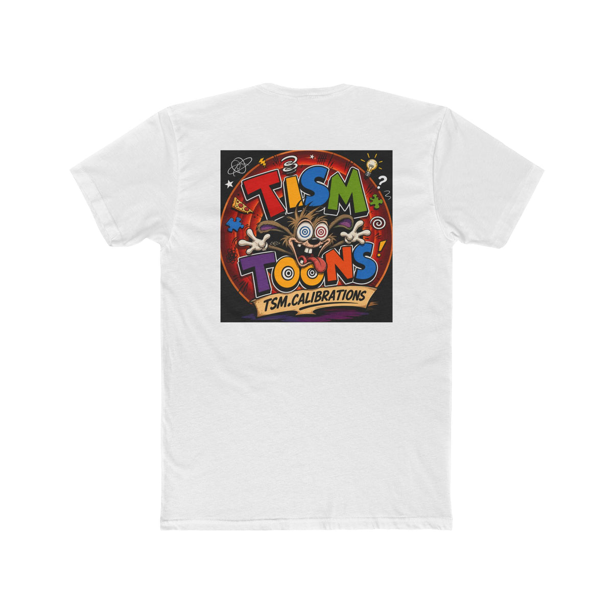 Tism Toons Calibrations T-Shirt — Retro 'TSM Toons' Graphic Tee