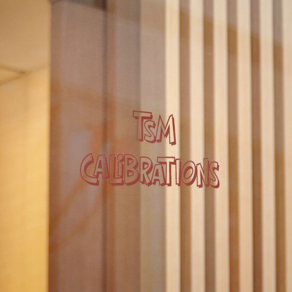 TSM Calibrations Die-Cut Sticker — Bold Industrial Logo Decal