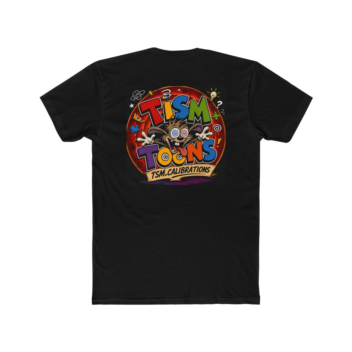 Tism Toons Calibrations T-Shirt — Retro 'TSM Toons' Graphic Tee