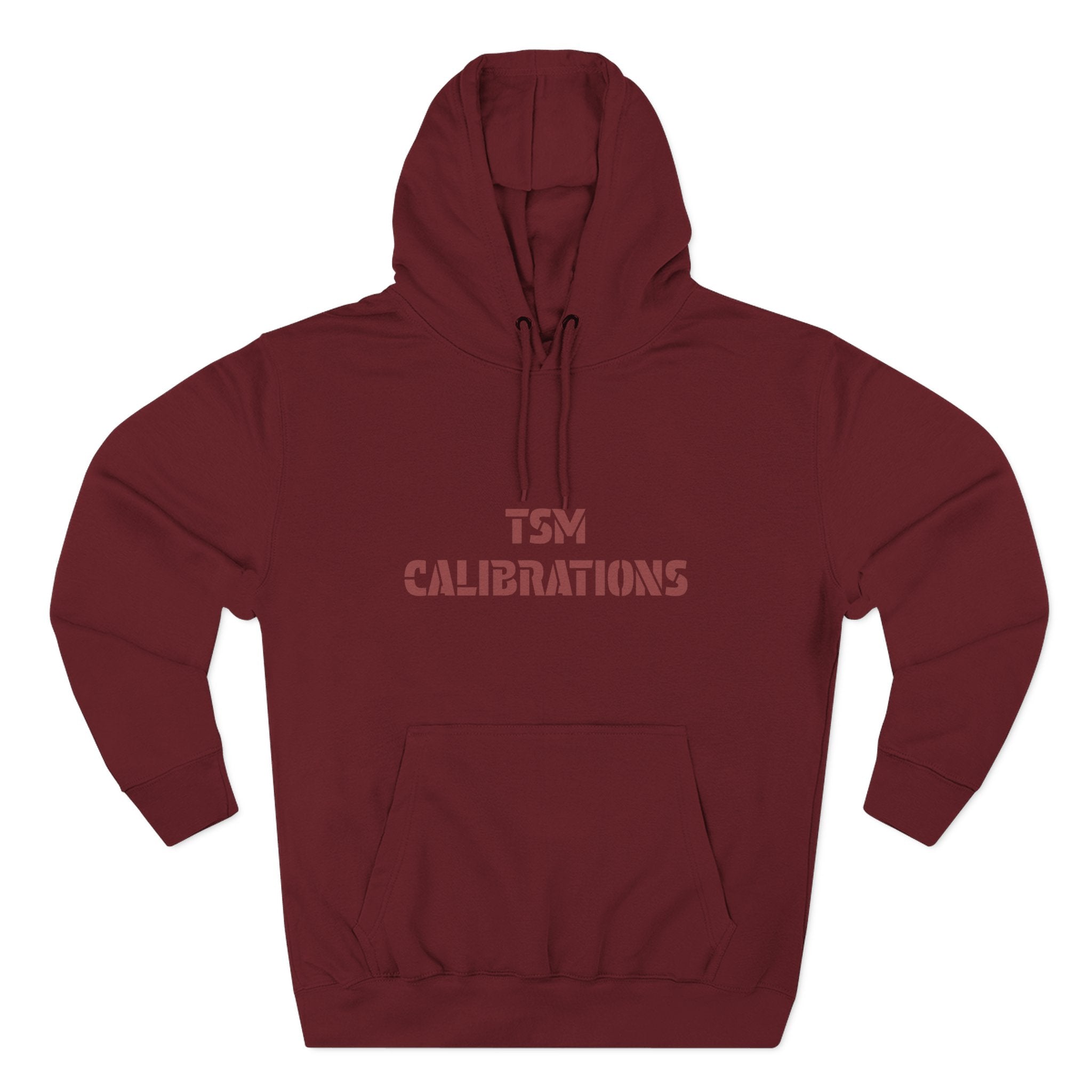 TSM Calibrations Fleece Hoodie — Three-Panel Tech Pullover