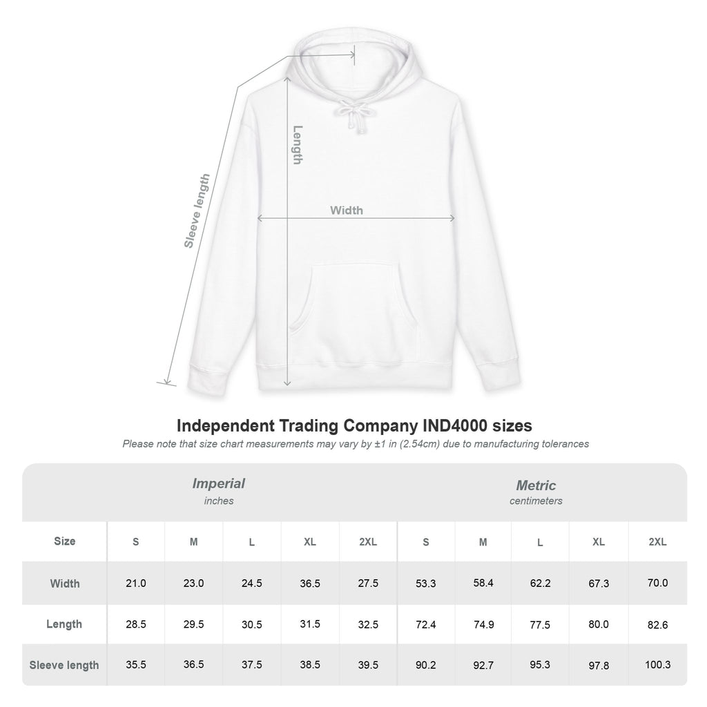 TSM Calibrations Hoodie — Technical Instrument Calibration Hooded Sweatshirt