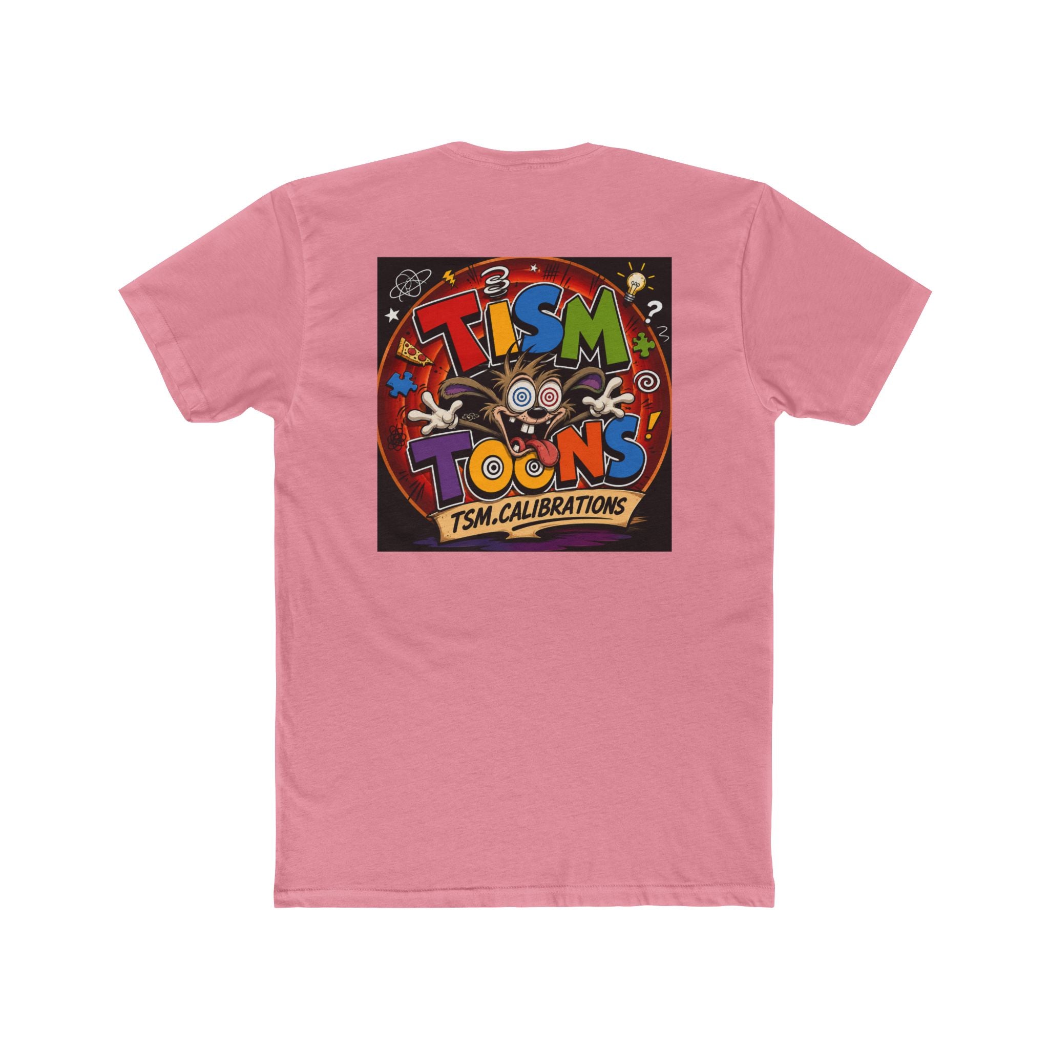 Tism Toons Calibrations T-Shirt — Retro 'TSM Toons' Graphic Tee