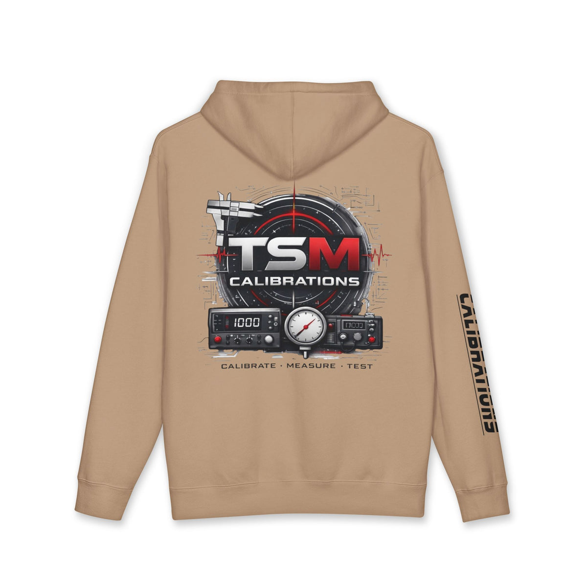 TSM Calibrations Hoodie — Technical Instrument Calibration Hooded Sweatshirt