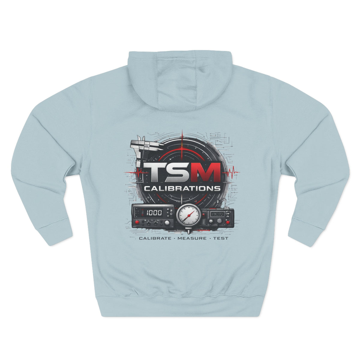 TSM Calibrated Tism Hoodie — Three-Panel Fleece